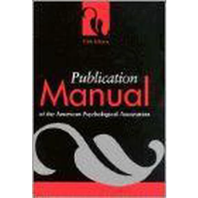 Afbeelding van Publication Manual of the American Psychological Association