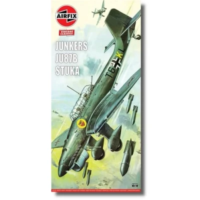 Afbeelding van 1:24 Airfix 18002V Junkers Ju87B Stuka Plastic Modelbouwpakket
