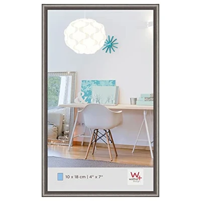 Afbeelding van walther design KV118D New Lifestyle Kunststoff Bilderrahmen, 10x18 cm, stahl