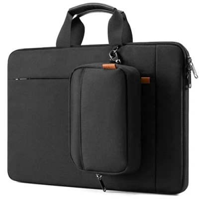 Afbeelding van Inateck Laptophoes 15 15,6 inch Spatbescherming Met accessoirevak Zwart