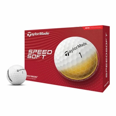 Afbeelding van TaylorMade SpeedSoft Golfballen 2024 Wit 12 Stuks