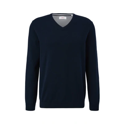 Afbeelding van s.Oliver LOGO Trui, Heren, Maat: Medium, Navy