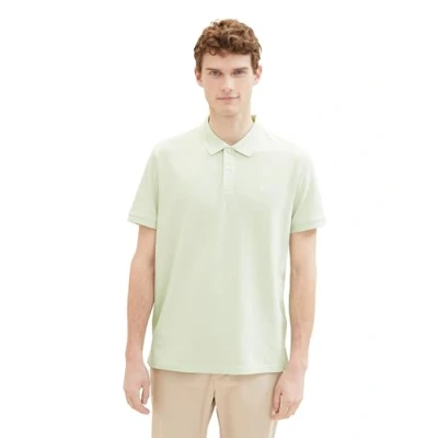 Image de TOM TAILOR Polo piqué basique pour homme 1031006, 35169 Tender Sea Green, S