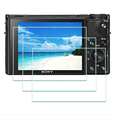 Afbeelding van ULBTER 3 stuks displaybeschermfolie van gehard glas voor de Sony RX100 VII DSC RX100M7 camera&#039;s, 9H hardheid, anti vingerafdruk, bubbel, water en stofdicht