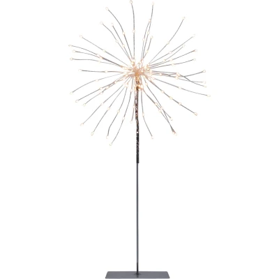 Afbeelding van LED sfeerlamp Firework 3D zilvergrijs hoogte 50cm