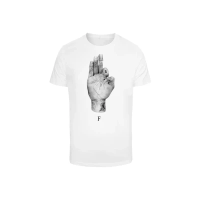 Afbeelding van Merchcode FMS Sign Heren T shirt 4XL Wit