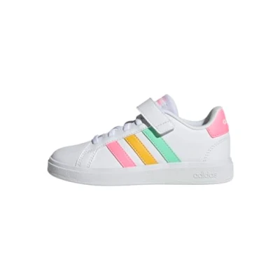 Afbeelding van Grand Court 2.0 GW6521 Vrijetijdsschoenen Junior Cloud White Core Black105 3,5 Schoenen