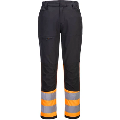 Afbeelding van WX2 Eco Hi Vis Klasse 1 Service Broek maat 28, Orange/Black