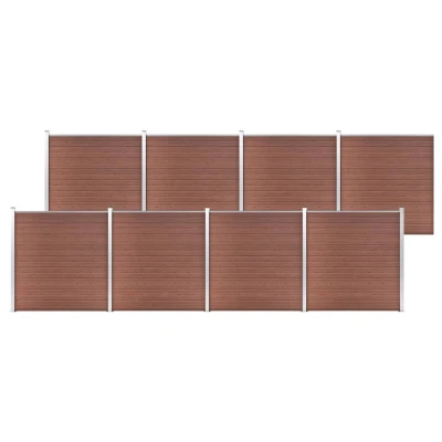 Afbeelding van Schutting 1391x186 cm HKC bruin
