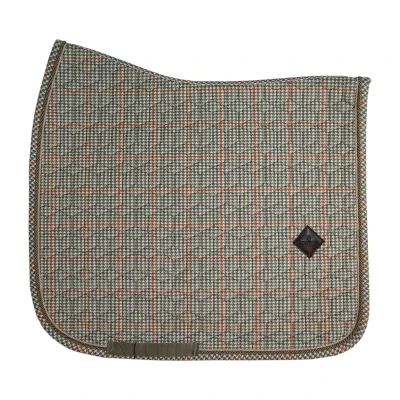 Image de Kentucky Tapis de Selle Pied Poule Dressage Beige Full
