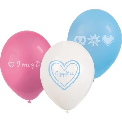 Afbeelding van Amscan 6 Oktoberfest, Latex Ballonnen 22,8cm