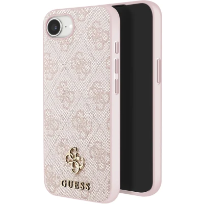 Afbeelding van Guess hardcase Back case iPhone 16e Pink MagSafe