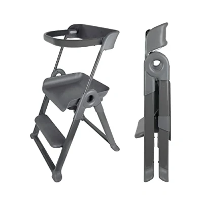 Image de Boon Pivot Toddler Tower Marchepied pliable pour tout petits Tabouret de cuisine Montessori l&#039;apprentissage et la 55 x 57 88 cm (L l H) Âge 18 mois à 4 ans