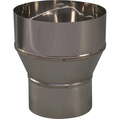 Afbeelding van Nedco Enkelwandig Rvs Verloopstuk 109 mm Uitw. 150