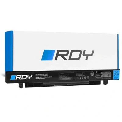 Afbeelding van RDY Laptopbatterij A41 X550A X550 voor Asus X550C X550CA X550CC X550L X550V R510 R510C R510CA R510J R510JK R510L R510LA A550 F550 (Capaciteit: 2000 mAh 14.4V)