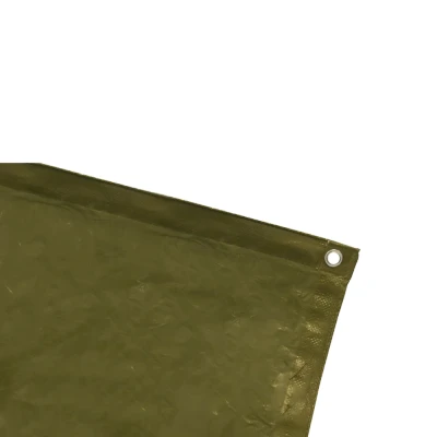 Afbeelding van Dekkleed afdekzeil groen extra zwaar 8x12 meter 250 gr./m2