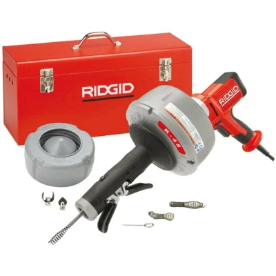 Image de RIDGID K 45AF 5 machine à évier 230V + jeu d&#039;outils pièces dans une mallette de transport 36043