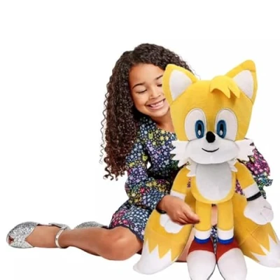 Afbeelding van GIMSS Sonic The Hedgehog XXL pluche dier Tails Knuckles 30 120 cm Originele licentie Miles Prower 70