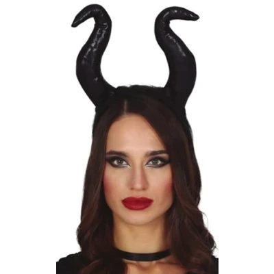 Afbeelding van Fiestas Halloween/horror verkleed diadeem/tiara boze heks/stiefmoeder kunststof dames/meisjes