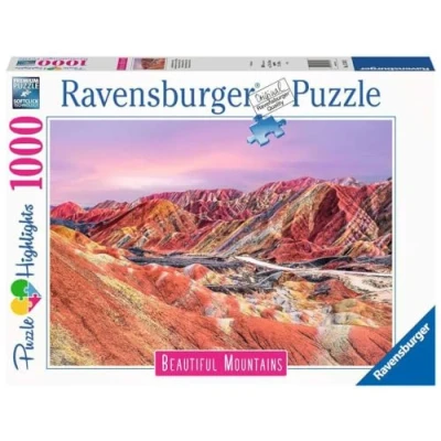 Afbeelding van Ravensburger puzzel Regenboogbergen, China Legpuzzel 1000 stukjes