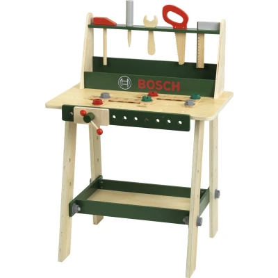 Afbeelding van Klein Toys Bosch speelgoed werkbank 16 delig hout meerkleurig
