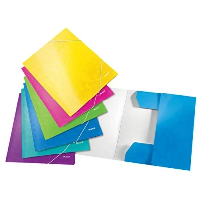 Afbeelding van Leitz WOW 3 klepsmap assorti 6 stuks