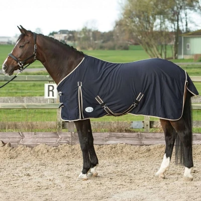 Afbeelding van Harry&#039;s Horse Zomerdeken Honeycomb 0g Navy 95/125