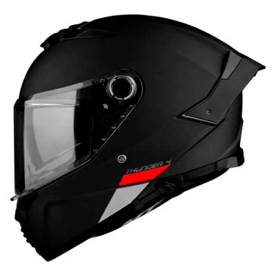 Afbeelding van MT Thunder 4 SV Integraal helm solid mat zwart L Motor &amp; Scooter