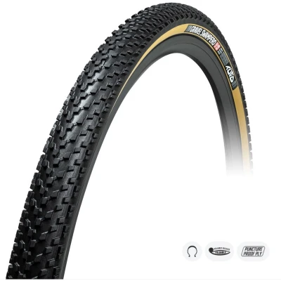 Afbeelding van Tufo Buitenband (40 622) 700 40c Gravel Swampero zwart/beige vouwband