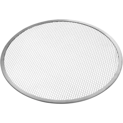 Afbeelding van Hendi Pizzaplaat met Gaasbodem Aluminium Ø48cm