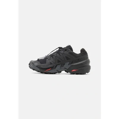 Afbeelding van Salomon Speedcross 6 WIDE Outdoorschoenen, Heren, Maat: 45 1/3, Black/phantom Kunststof/ textiel