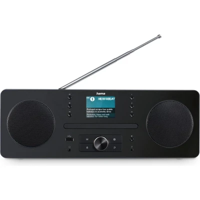 Afbeelding van Hama Digitale Radio Dr1560Cbt Dab+/Fm/Cd/Bluetooth&amp;Reg; Rx Zwart