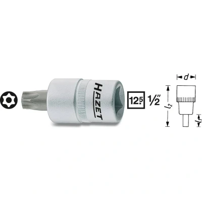 Afbeelding van HAZET 992 T55H Dopsleutel bitinzet 1/2 (12.5 mm)