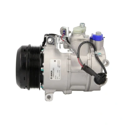 Afbeelding van BOSCH 1 986 AD1 383 AC Compressor 12V PS R1 R1234yf, R134a Met montagehandleiding, Zonder afdichtring MERCEDES BENZ: C Class Saloon, E T modell