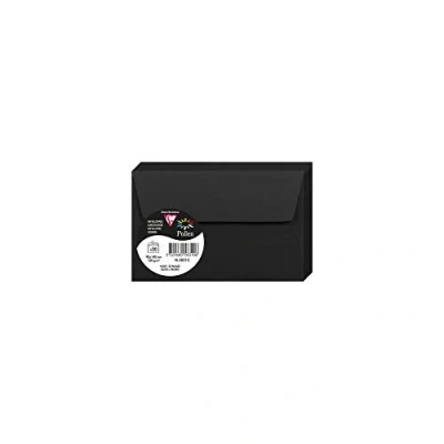 Image de Paquet de 20 enveloppes visite Pollen 90x140mm FT30 Noir 120g