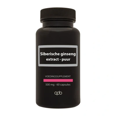Afbeelding van Siberische Ginseng 500mg 60 caps.