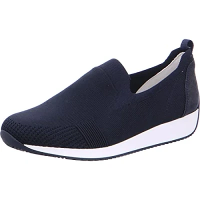 Afbeelding van ara Lissabon dames instapper blauw maat 36 (EU) 3 (UK)