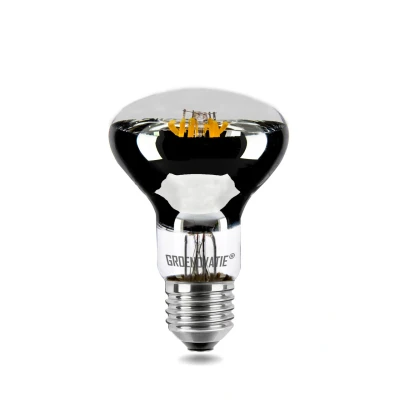 Afbeelding van E27 LED Filament Reflectorlamp 6W warm Wit 2200K (Extra wit)