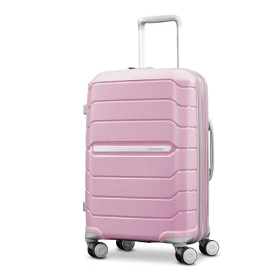 Afbeelding van Samsonite Freeform Uittrekbare harde koffer met dubbele zwenkwielen, Roze, Hardside uitbreidbaar zwenkwielen