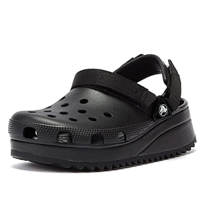 Afbeelding van Crocs Classic Hiker Unisex Sandalen, Maat: 36 37, Black Kunststof/ textiel