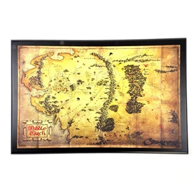 Afbeelding van The Hobbit: Map of Middle Earth