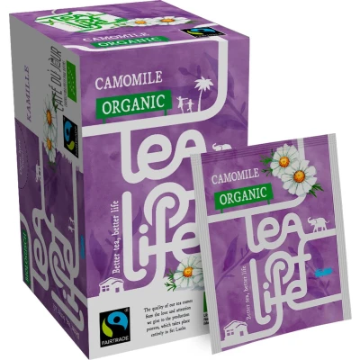 Afbeelding van Camomile Biologisch &amp; Fairtrade Tea of Life 25 theezakjes