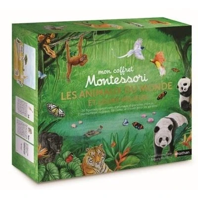 Image de Coffret Montessori: Les animaux du monde et leurs milieux
