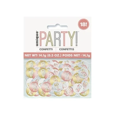 Afbeelding van Unique Party Confetti, 84946, roségoud