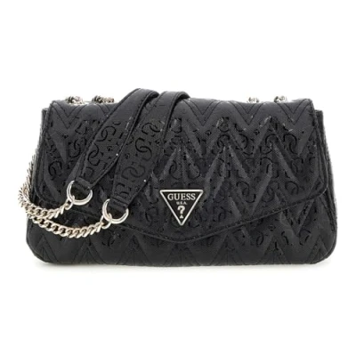Afbeelding van GUESS Schoudertas Adelard Convertible Xbody Flap Black Zwart