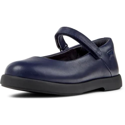 Afbeelding van Camper Ballerina&#039;s met enkelbandjes voor kinderen, Maat: 35, Dunkelblau Leer