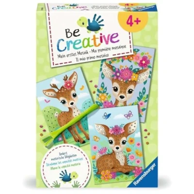 Afbeelding van Ravensburger 25534 BeCreative mozaïek knutselset Mijn Bambi, doe het zelf voor kinderen vanaf 4 jaar