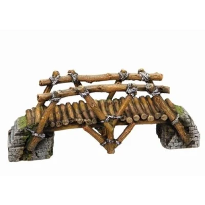 Afbeelding van Nobby aqua deco houten brug 25,8 x 8 10 cm