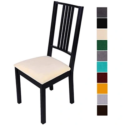 Afbeelding van Homaxy stoelhoes, universele wasbaar, hoes voor eetkamerstoel, zeer eenvoudig te reinigen en duurzaam, installeren (beige, 6 stuks)