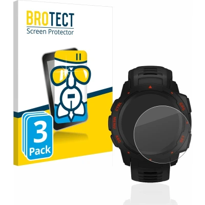 Afbeelding van BROTECT AirGlass kogelwerende glasfolie, Smartwatch beschermfolie, Transparant